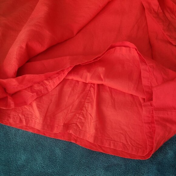 Flattering Ann Taylor Linen/Rayon Blend Wrap Dress - Picture 7 of 10